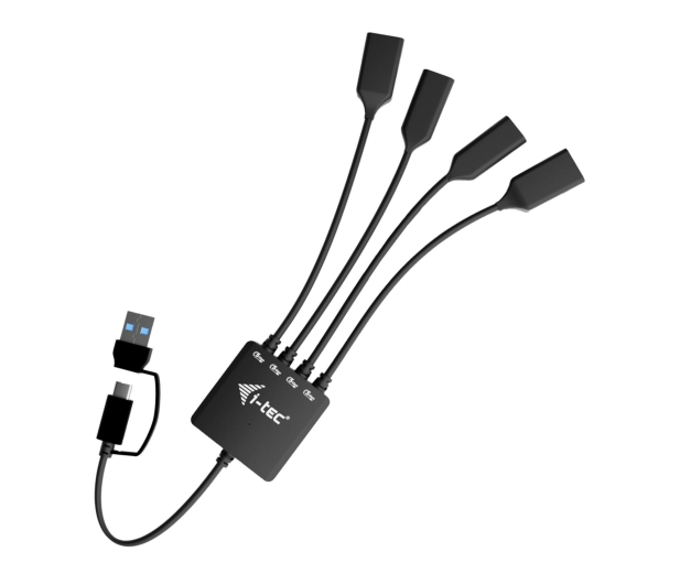 i-tec USB-C/USB-A Cable HUB 4 port (2x USB-C 2x USB-A) - 1349221 - zdjęcie